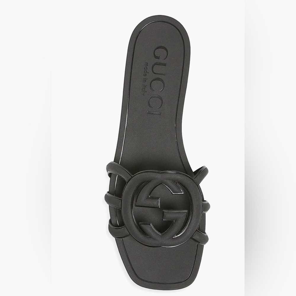 Gucci Palma Rubber Slides brand new